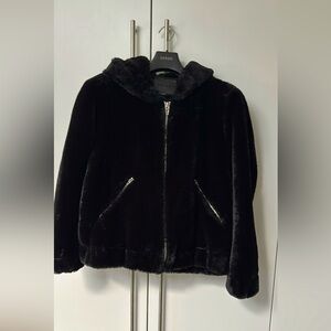 Blank NYC Black Teddy Jacket